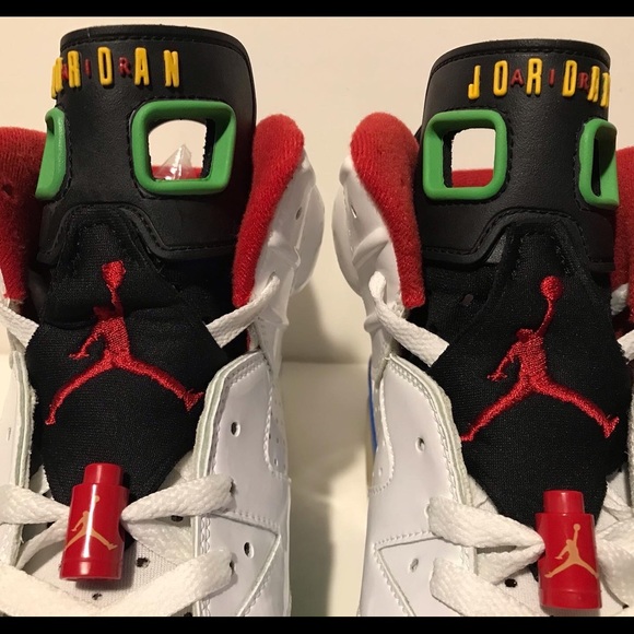 NEW DS 2008 NIKE AIR JORDAN 6 VI BEIJING OLYMPIC FLAG Sz 10 USA III IV V VII XI - Picture 6 of 16